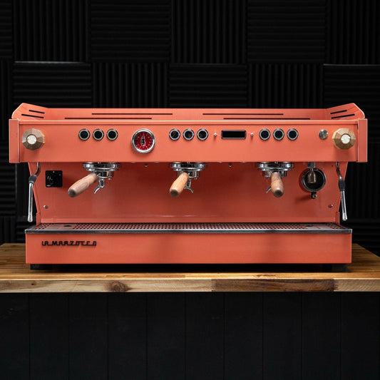 Pre-Loved La Marzocco PB 3 Group Custom Sand Orange Espresso Machine