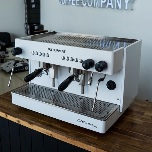 Pre Loved 2 group Futurmat Ottima Tall Cup 15Amp coffee Machine