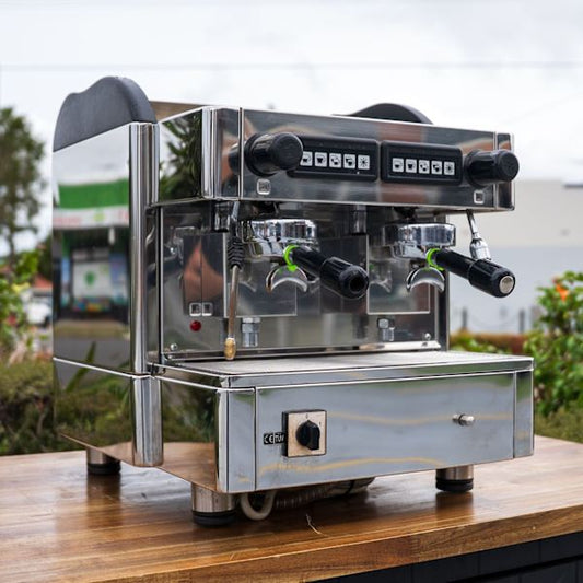 Cheap Italian 2 Group Coffee Machine – 10 Amp Compact - Australia - Di Pacci