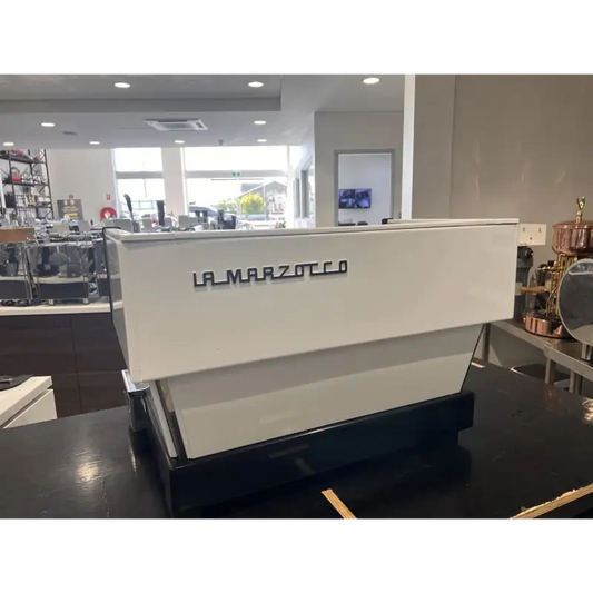 Clean 2 Group White Linea Classic Shot Timers Coffee Machine
