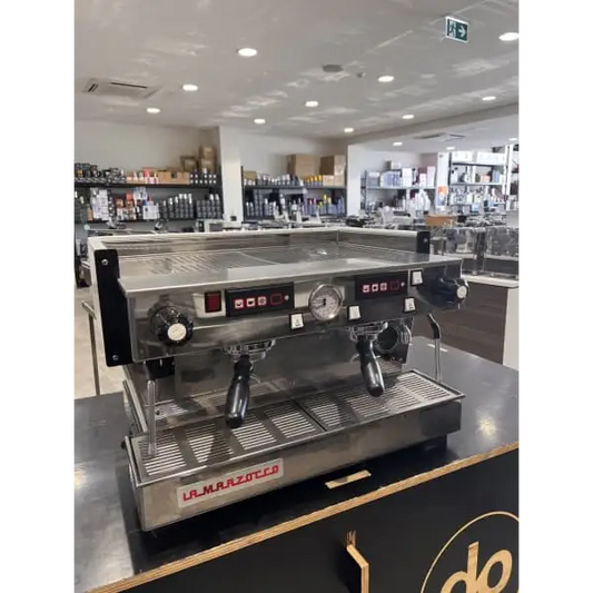 Clean 2 Group White Linea Classic Shot Timers Coffee Machine