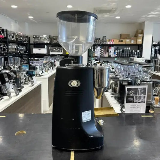 Clean Mazzer Robur Electronic With Custom Scale Holder