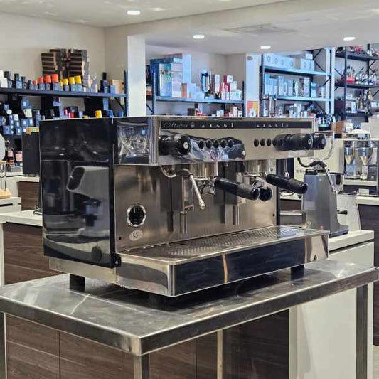 Clean Pre Loved 2 Group Tall Cup Ottima Commercial Coffee Machine - Australia - Di Pacci
