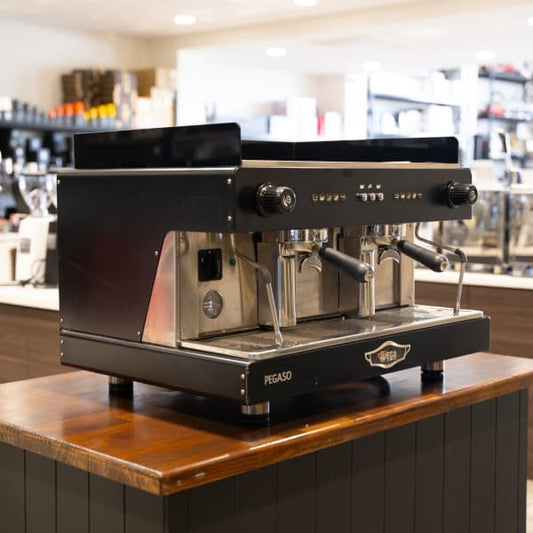 Clean Pre Owned 2 Group Wega Pegaso 15amp Commercial Coffee Machine - Australia - Di Pacci