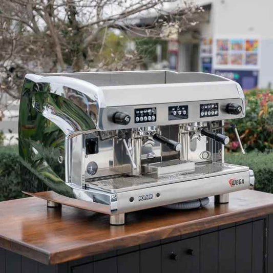 Clean Pre Owned 2 group Wega Polaris Commercial Coffee Machine - Australia - Di Pacci