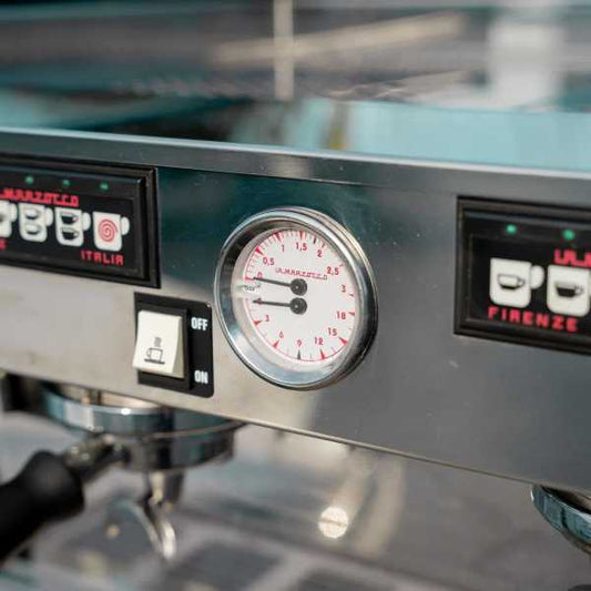 Clean Pre Owned La Marzocco Linea Tall Cup Commercial Coffee Machine - Australia - Di Pacci