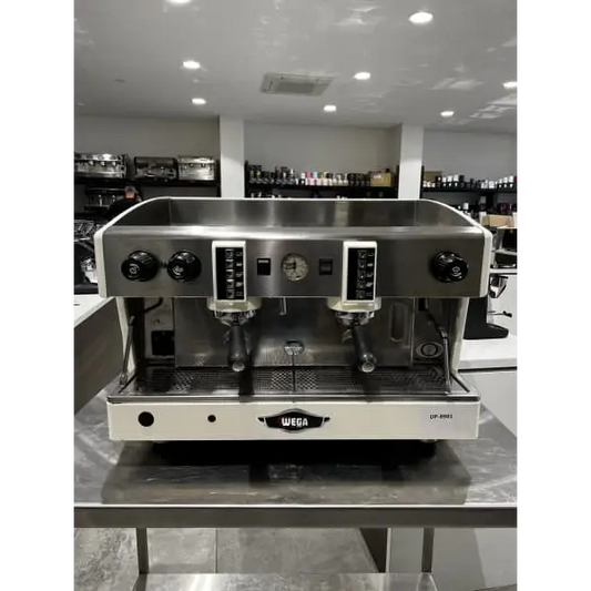 Clean Wega 15 Amp White Atlas Commercial Coffee Machine