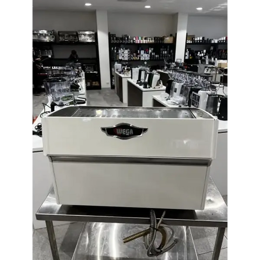 Clean Wega 15 Amp White Atlas Commercial Coffee Machine