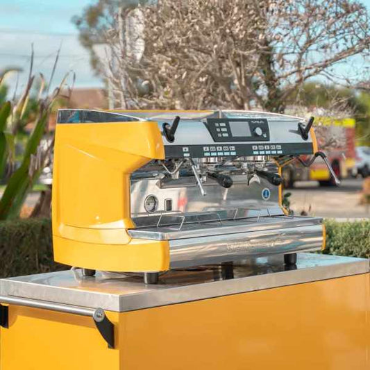 Coffee Cart & Nuova Simoneli Aurelia T3 Multiboiler Coffee Machine - Australia - Di Pacci