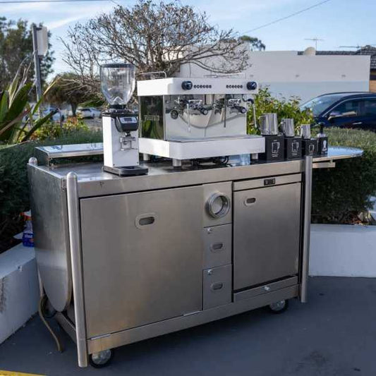 Coffee Cart With Coffee Machine & Grinder Package - Australia - Di Pacci