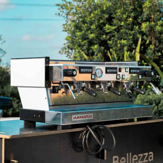 Custom 3 Group La Marzocco Linea AV Tall Cup Commercial Coffee Machine - Australia - Di Pacci