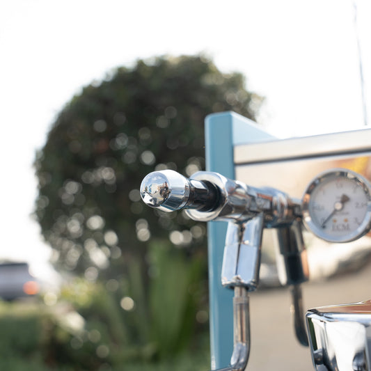 Custom Baby Blue ECM Technika V Profi PID Coffee Machine - Australia - Di Pacci