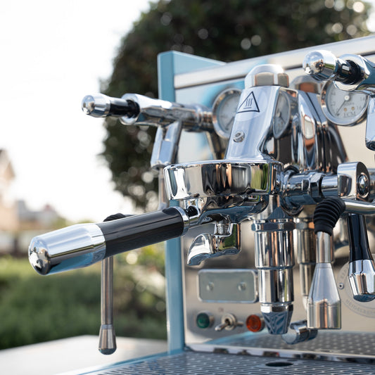 Custom Baby Blue ECM Technika V Profi PID Coffee Machine - Australia - Di Pacci