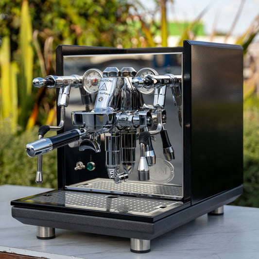 Custom Black ECM Syncronika II Coffee Machine & Fiorenzato F4 Grinder Package - Australia - Di Pacci