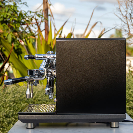 Custom Black ECM Syncronika II Coffee Machine & Mazzer Electronic A Grinder Package - Australia - Di Pacci
