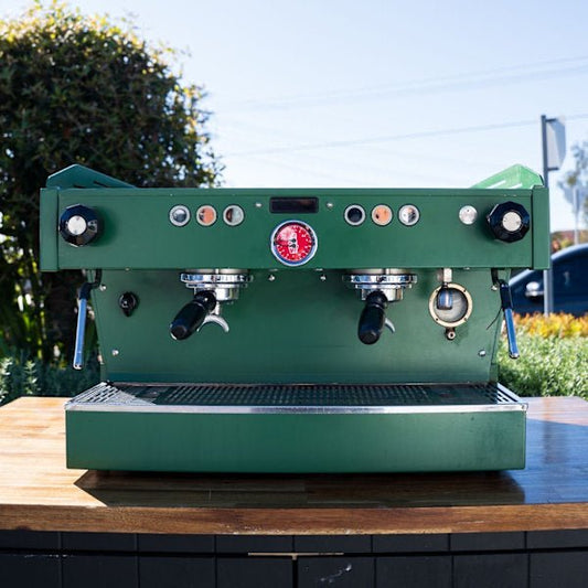 Custom Full Green Pre - Loved La Marzocco PB – 2 Group – Late Model - Australia - Di Pacci