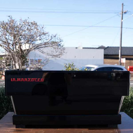 Custom Gloss Black 3 Group La Marzocco Linea Av Coffee Machine - Australia - Di Pacci