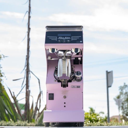 Custom Pre Loved Mythos One Coffee Grinder In Lilac - Australia - Di Pacci