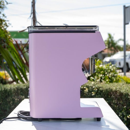 Custom Pre Loved Mythos One Coffee Grinder In Lilac - Australia - Di Pacci