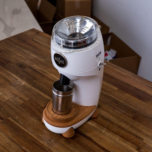 Ex Demo Niche Zero White Single Dose Coffee Grinder