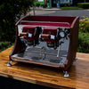 EX DEMO FABER 2 GROUP ESE POD MACHINE BURGUNDY