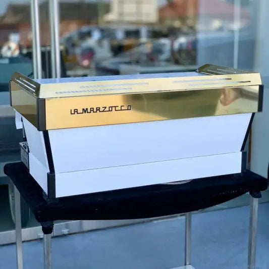 Demo-New 2020 Gold-Matt White La Marzocco PB Commercial