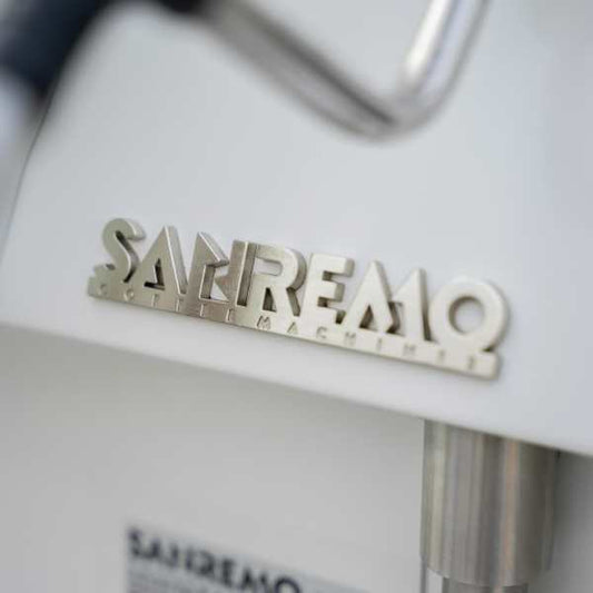 Display Demo Sanremo Cafe Racer Naked White 2 Group Coffee Machine - Australia - Di Pacci