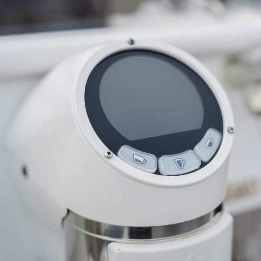 Display Demo Sanremo Cafe Racer Naked White 2 Group Coffee Machine - Australia - Di Pacci