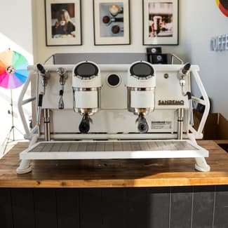 Pre Loved Sanremo Cafe Racer Naked 2 Group Coffee Machine