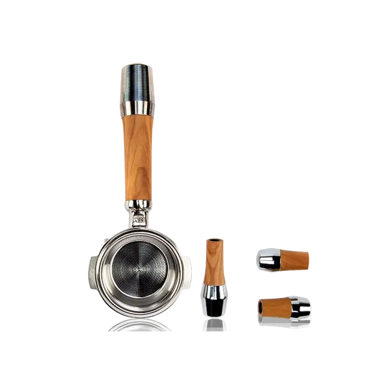 ECM Olive Wood Handle Set with Flick Knobs