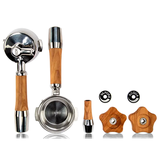 ECM Olive Wood Handle Set with Twist Knobs - ALL