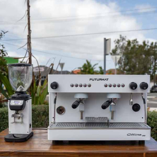 Ex Demo 2 Group Coffee Machine & On Demand Grinder Package - Australia - Di Pacci
