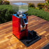 Ex - Demo Eureka XL Coffee Grinder – Red | Rubber Mat Kit | As New - Australia - Di Pacci