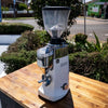 Ex Demo Mazzer Robur S Electronic In White - Australia - Di Pacci