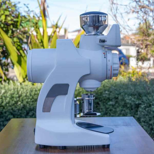 Ex Display Demo Quamar Sirio - Q Coffee Grinder In White - Australia - Di Pacci
