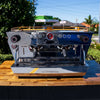 Stunning As New White Gold KB90 2 Group Rare Used Coffee Machine