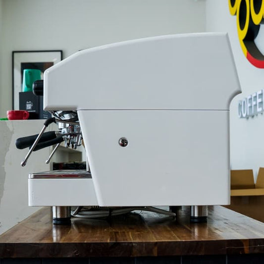 Used Wega Atlas 2 Group White 15 Amp Coffee Machine