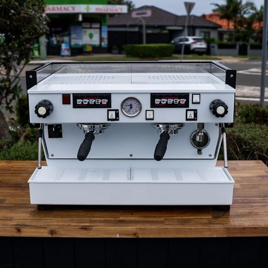 Fully Refurbished 2 Group La Marzocco Linea Av White - Australia - Di Pacci