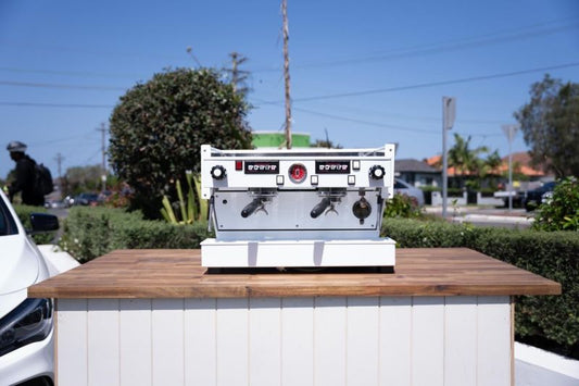 Fully Refurbished Custom White La Marzocco Linea Av - Australia - Di Pacci
