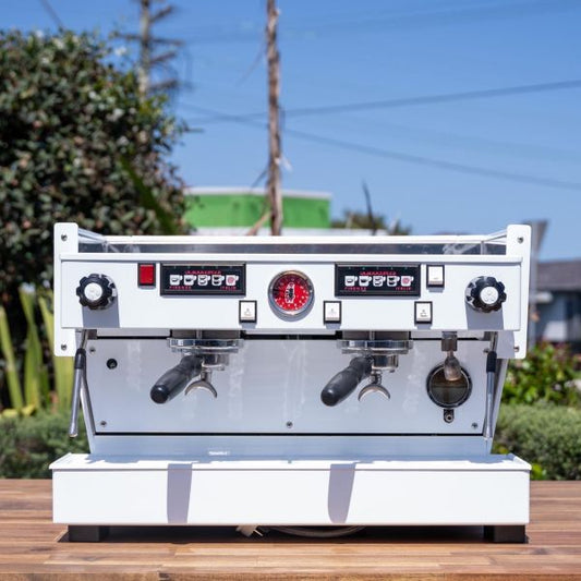 Fully Refurbished Custom White La Marzocco Linea Av - Australia - Di Pacci