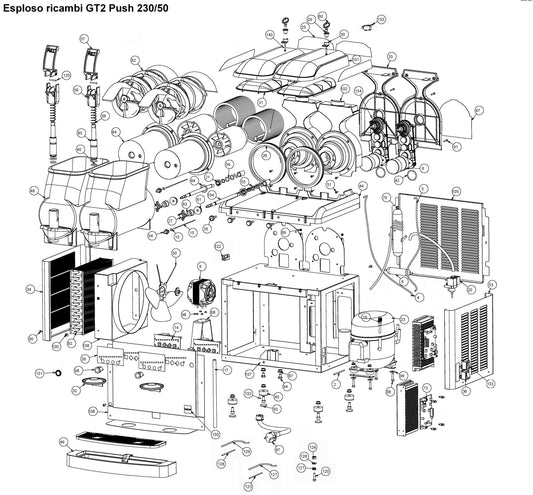 GT Push Yoghurt & Cold Cream Machine - Australia - Di Pacci