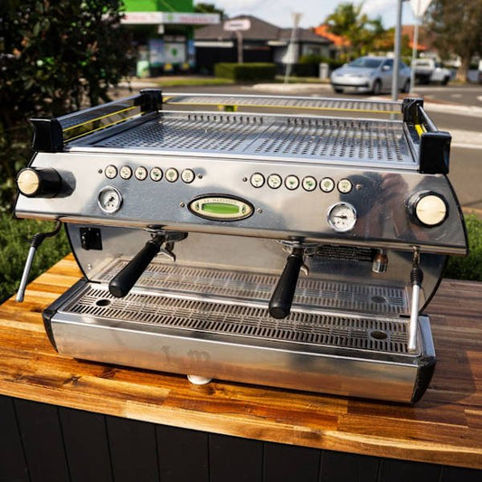 Hard to Come By La Marzocco GB5 – 2 Group Pre - Loved in Stunning Yellow - Australia - Di Pacci