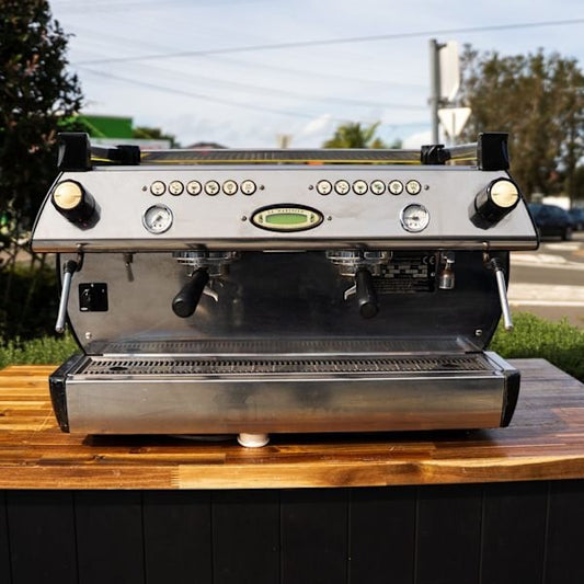 Hard to Come By La Marzocco GB5 – 2 Group Pre - Loved in Stunning Yellow - Australia - Di Pacci