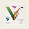 Hario Paper Filter 2 cup 40 pack White - Australia - Di Pacci