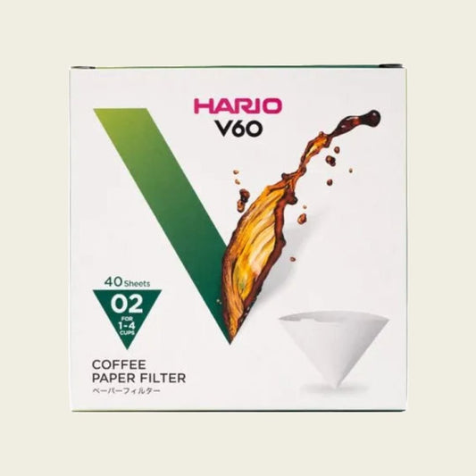 Hario Paper Filter 2 cup 40 pack White - Australia - Di Pacci