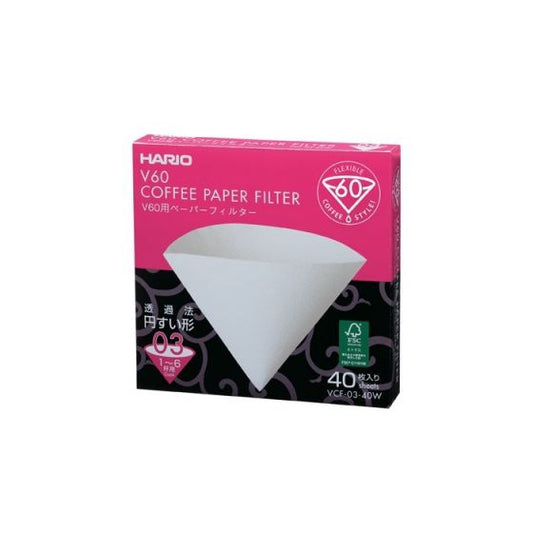 Hario V60 Paper Filter 03 - 40 Pack - Australia - Di Pacci