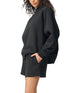 Essential Fleece Mock-Neck Crew Sweatshirt
