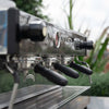 Immaculate 3 Group La Marzocco PB In Chrome Commercial Coffee Machine - Australia - Di Pacci