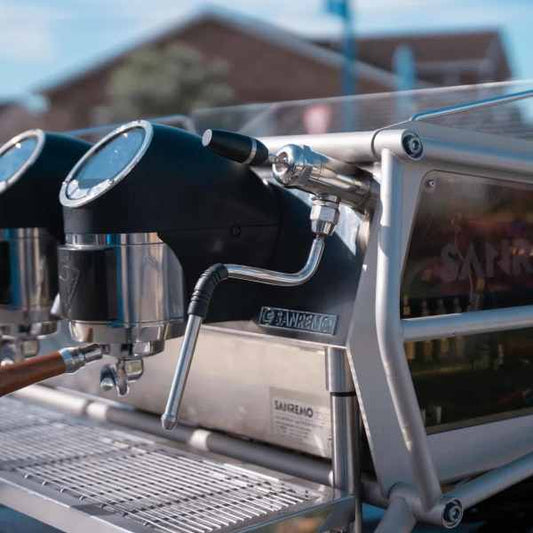 Immaculate 3 Group Sanremo Cafe Racer Commercial Coffee Machine - Australia - Di Pacci