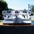 Immaculate La Marzocco Linea AV Gloss White with Chrono Shot Timers - Australia - Di Pacci